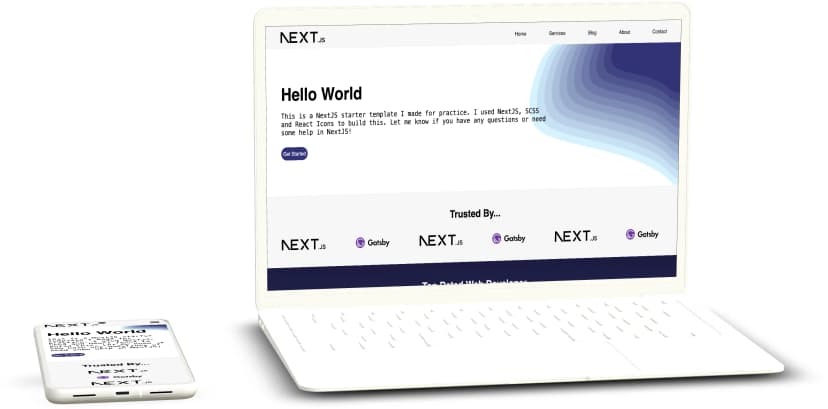 NextJS Starter Template screenshot